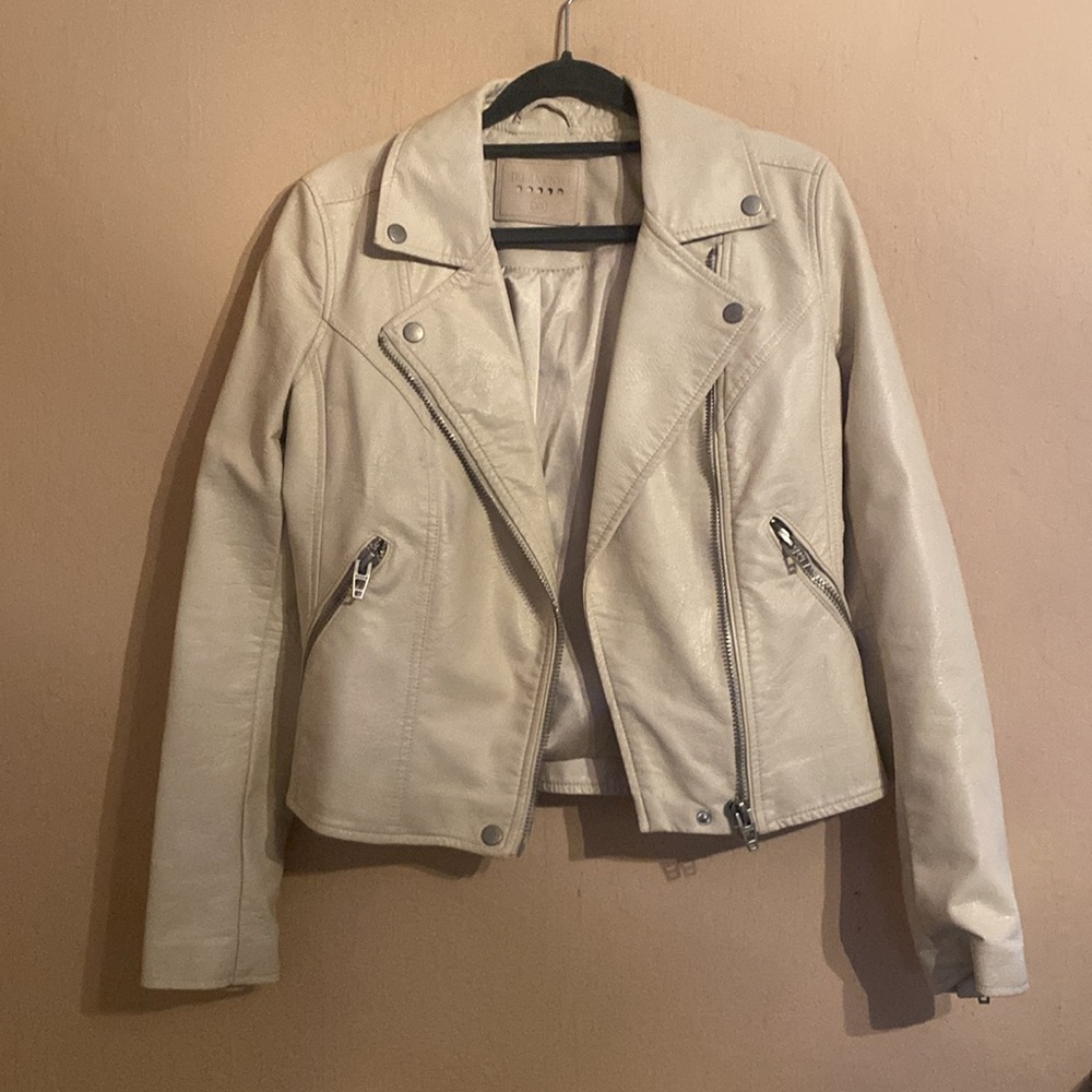 Blank NYC On The Rocks Moto Jacket Faux Leather Size XS - Picture 2 of 6